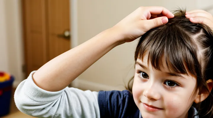 Where do lice on children's heads come from?