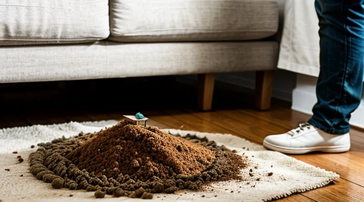 Where do soil fleas come from in an apartment?