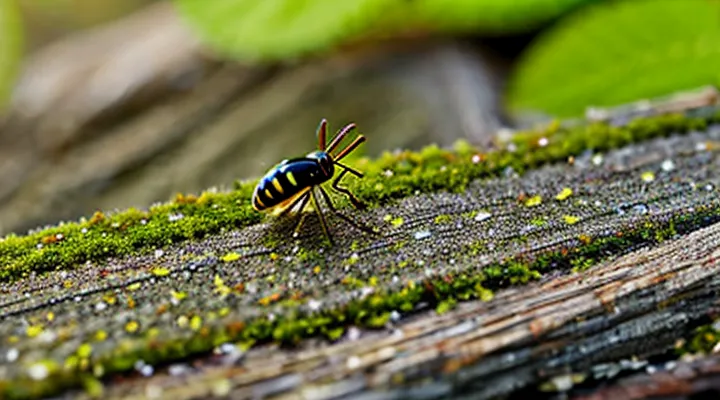 Where do ticks hide in the environment?