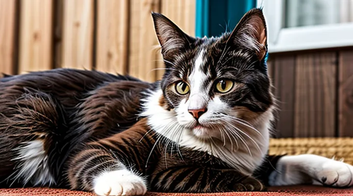 Where should flea drops be applied on a cat?