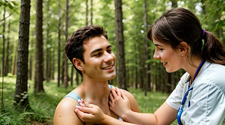 Where to administer immunoglobulin after a tick bite?