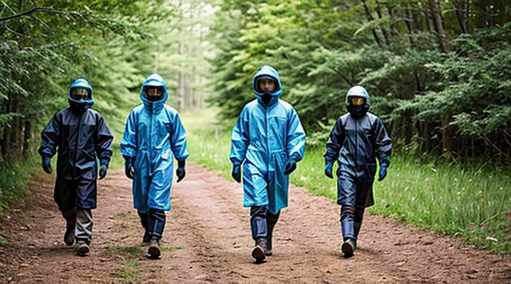 Which element is mandatory in the design of protective clothing against ticks?