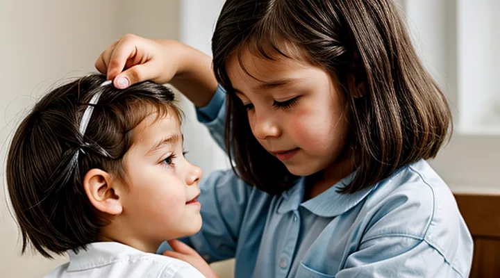 Why are lice found only in children?