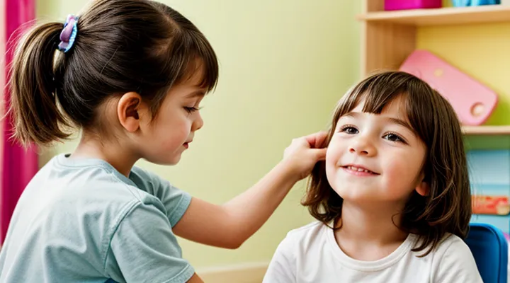 Why do children develop lice?