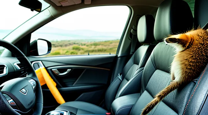 Why do fleas appear in a car?
