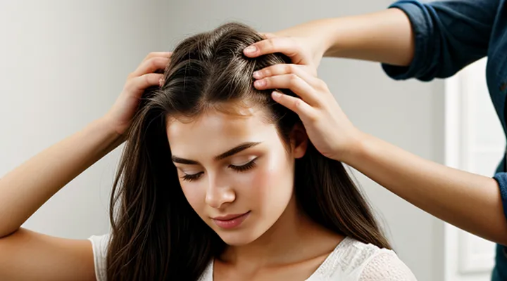 Why do lice appear in hair?