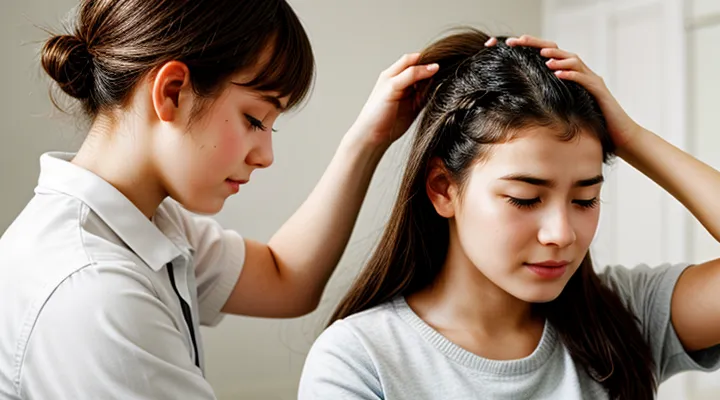 Why do lice appear on the human head?
