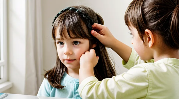 Why do lice infest a child's hair