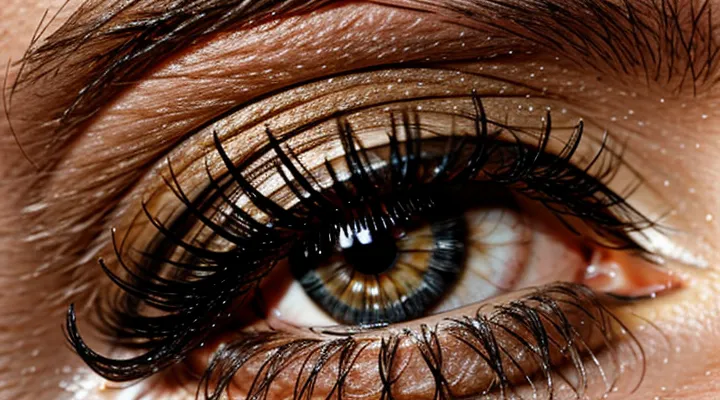 Why do ticks appear on human eyelashes?