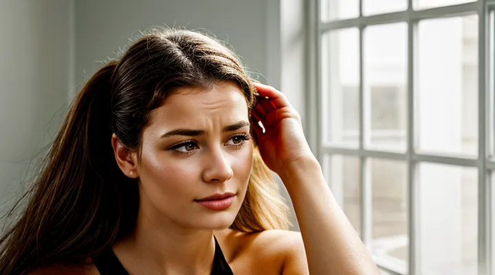 Why do women see lice in their heads in a dream?