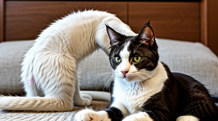 Why does a cat itch more after flea drops?