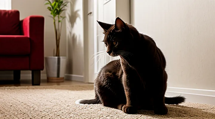 Why does a cat itch without fleas?