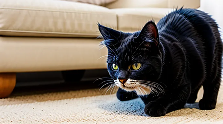 Why does a cat scratch after flea drops are applied?