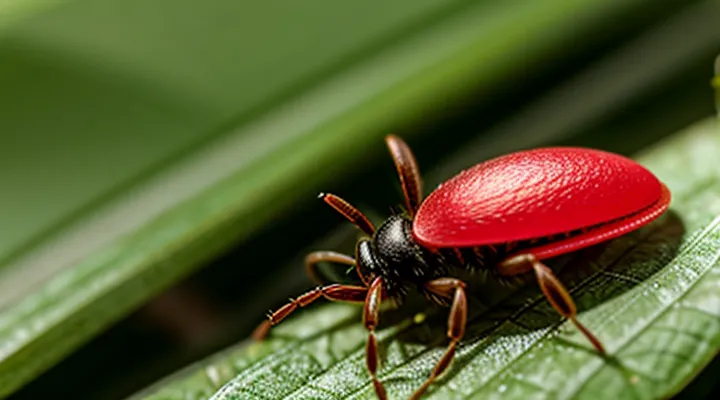Why does redness appear around a tick bite?