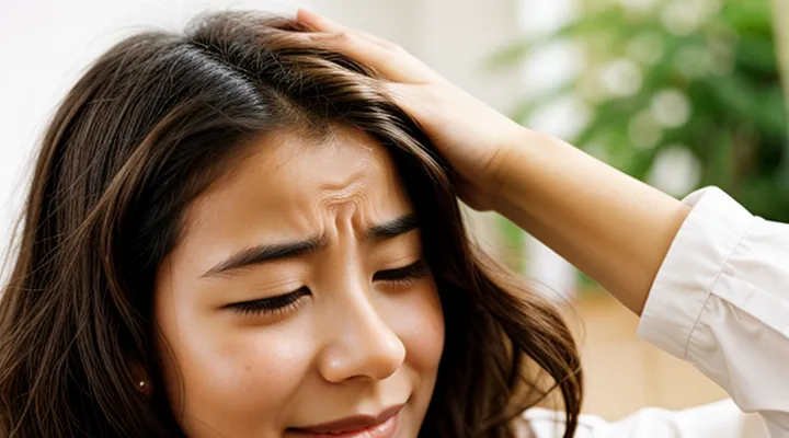 Why does the head itch without lice present?